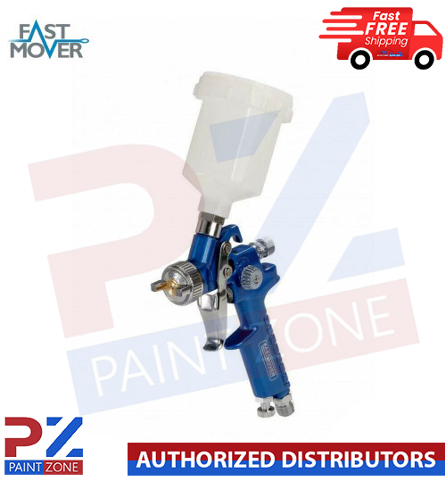 Fast Mover Mini 1.0mm Tip Jet HVLP Water Based Spray Gun Gravity Paint Solvent